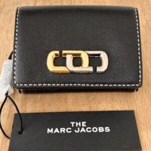 MARC JACOBS | Street Style Plain Leather Folding Wallet Long Wallet